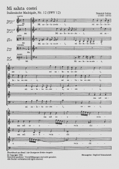 Mi saluta costei SWV12 (Heinrich Schütz) 