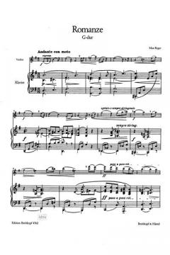 Romanze G-dur von Max Reger 