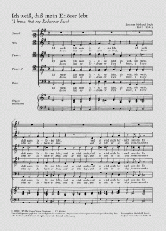 Ich weiss, dass mein Erlöser lebt (Johann Michael Bach) 