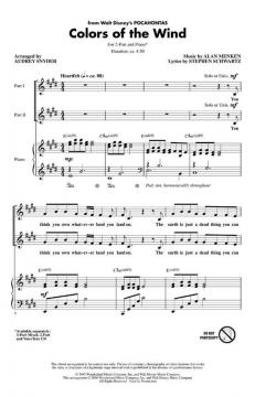 Colors Of The Wind von Stephen L. Schwartz (Download) 