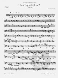 Streichquartett Nr. 2 D-Dur von Alexander Borodin im Alle Noten Shop kaufen - EB5665