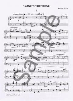 Swing's The Thing for Piano Solo von Brian Chapple 