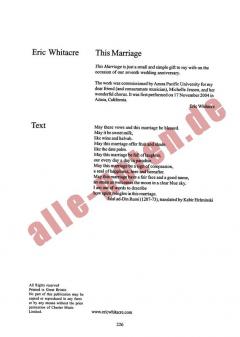 This Marriage (Eric Whitacre) 