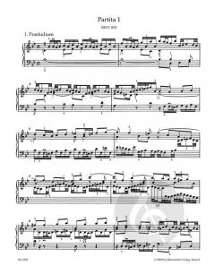 6 Partiten BWV 825-830 von Johann Sebastian Bach (Download) 