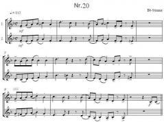 24 Jazz-Duette in Bb (tiefe Lage) von Heiko Quistorf 