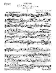 2 Solosonaten von Günter Raphael (Download) 