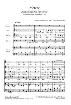 Sei Lob und Preis mit Ehren BWV 231 (J.S. Bach) 