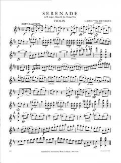 Serenade D Major von Ludwig van Beethoven 