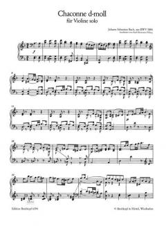 Chaconne aus der Partita in d-Moll BWV 1004 (J.S. Bach) 