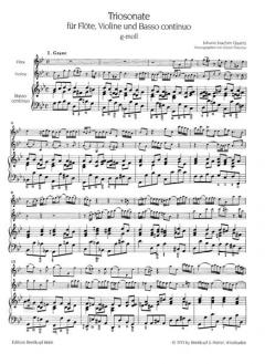 Triosonate g-Moll (Johann Joachim Quantz) 
