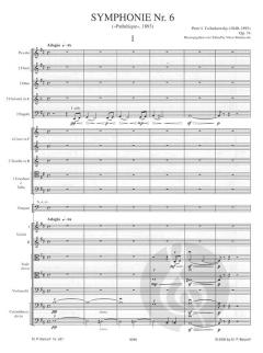 Symphonie Nr. 6 op. 74 von Pjotr Iljitsch Tschaikowski 