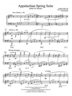 Appalachian Spring Suite von Aaron Copland 