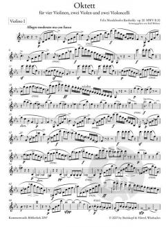 Oktett op. 20 von Felix Mendelssohn Bartholdy 