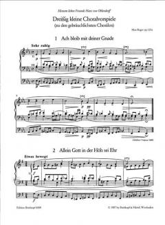 30 kleine Choralvorspiele op. 135a von Max Reger 