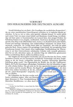 Grundlagen der musikalischen Komposition von Arnold Schönberg 