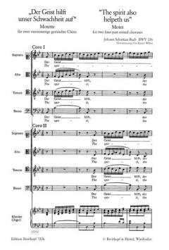 Der Geist hilft unser Schwachheit auf (J.S. Bach) 