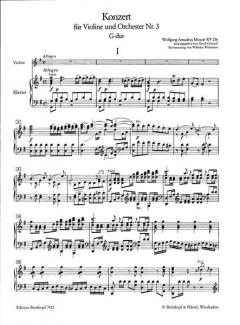 Violinkonzert G-Dur KV 216 von Wolfgang Amadeus Mozart im Alle Noten Shop kaufen