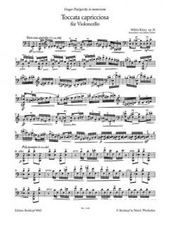 Toccata capricciosa op. 36 von Miklos Rozsa 