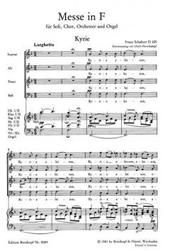 Messe F-Dur D 105 (Franz Schubert) 