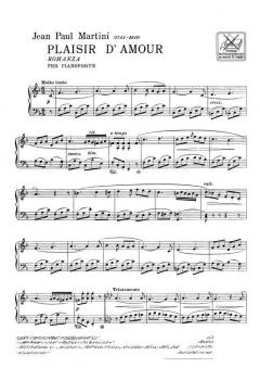 Plaisir D'amour von Jean Paul Egide Martini 