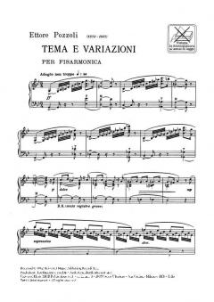 Tema e Variazioni von Ettore Pozzoli 