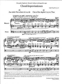 66 Choral-Improvisationen op. 65 Heft 5 von Sigfrid Karg-Elert 