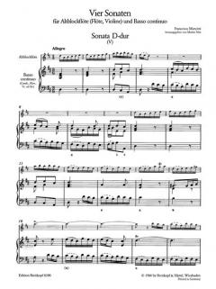 4 Sonaten Heft 2 (Francesco Mancini) 