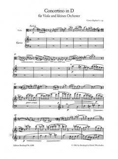 Concertino in D o. op.  von Günter Raphael 
