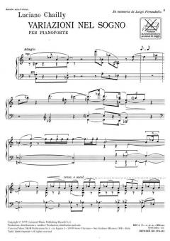Variazioni Nel Sogno von Luciano Chailly 