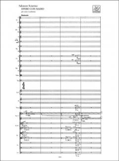 Efebo Con Radio per Voce e Orchestra von Salvatore Sciarrino im Alle Noten Shop kaufen (Partitur)