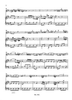 4 Sonaten Heft 1 von Carl Philipp Emanuel Bach 