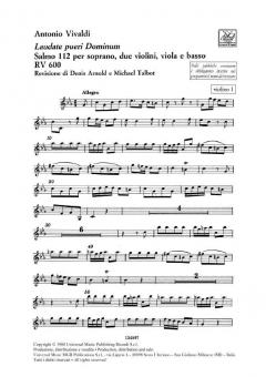 Laudate Pueri Dominum von Antonio Vivaldi 
