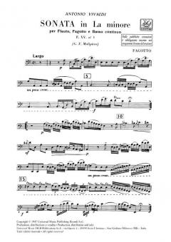 Sonata A-Moll F 15/1 RV 86 T 18 (Antonio Vivaldi) 