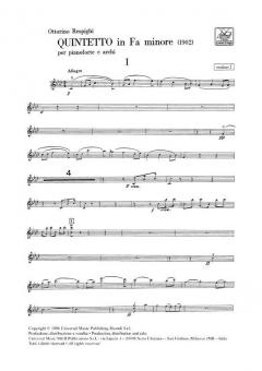 Quint. in Fa Min. Per Pianoforte e Archi (1902) von Ottorino Respighi 