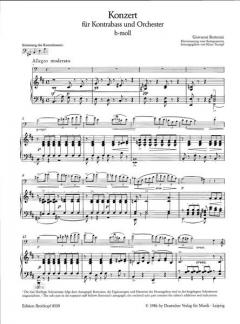 Kontrabasskonzert h-moll von Giovanni Bottesini im Alle Noten Shop kaufen