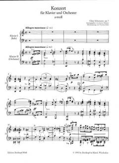 Klavierkonzert a-moll op. 7 von Victoria Erber im Alle Noten Shop kaufen
