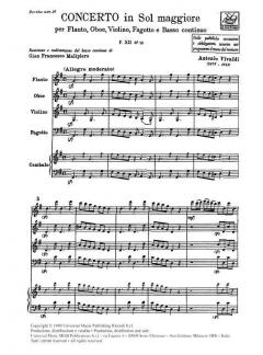Concerto G-Dur F 12/13 T 52 (Antonio Vivaldi) 
