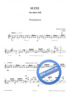 Suite im alten Stil von Herbert Nobis 