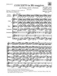 Concerto Es-Dur F 1/166 T 352 RV 260 (Antonio Vivaldi) 