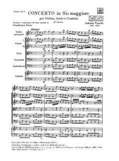 Concerto B-Dur F 1/170 T 377 (Antonio Vivaldi) 