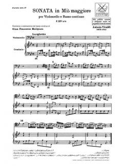 Sonate Es-Dur RV 39 F 14/8 T 504 von Antonio Vivaldi 