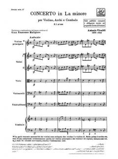 Concerto A-Moll F 1/236 T 519 (Antonio Vivaldi) 