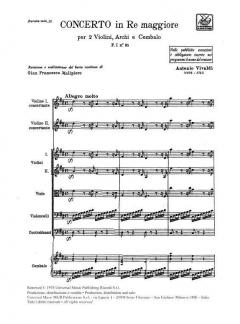 Concerto D-Dur F 1/35 T 89 (Antonio Vivaldi) 