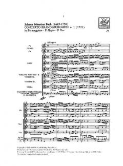 6 Brandenburgische Konzerte von Johann Sebastian Bach 