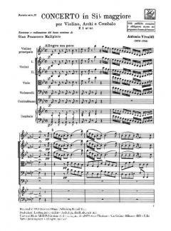 Concerto B-Dur F 1/117 T 262 RV 371 (Antonio Vivaldi) 