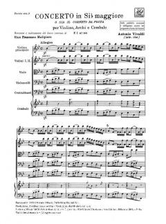 Concerto B-Dur F 1/163 O Sia Il Cornetto Da Posta T 348 (Antonio Vivaldi) 