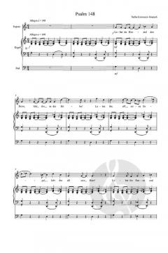 Psalm 148 für Sopran und Orgel von Stefan Kammerer-Graetsch 