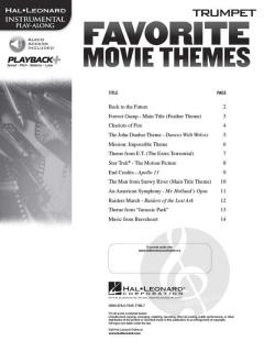 Favorite Movie Themes Trumpet im Alle Noten Shop kaufen