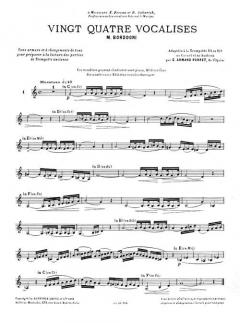 24 Vocalises von Marco Bordogni für Trompete im Alle Noten Shop kaufen