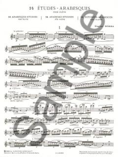 14 Etudes Arabesques von Eugene Bozza 
